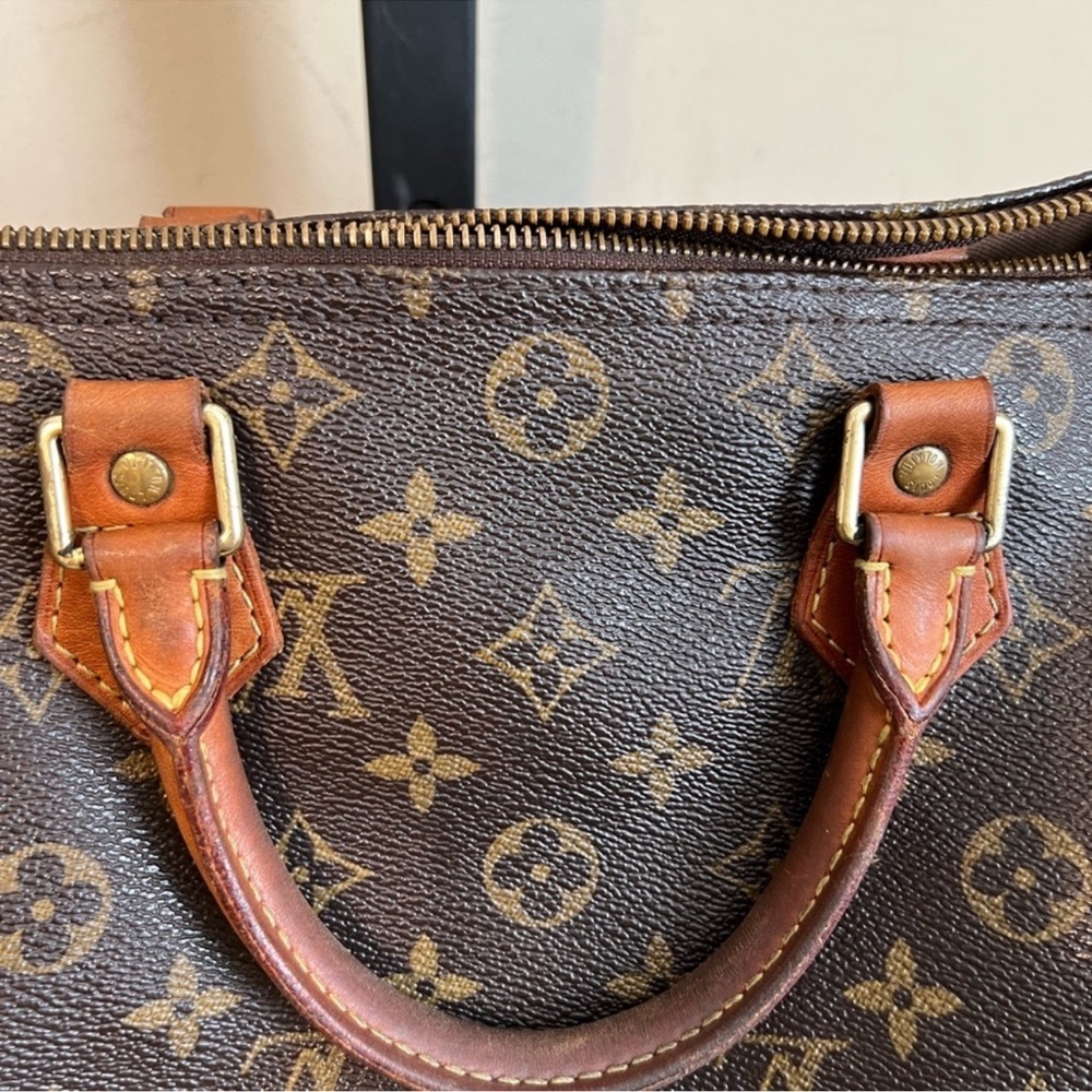 Louis Vuitton Brown Monogram Satchel - Picture 3 of 16